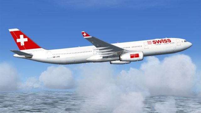 Screenshot 1 — Swiss Airbus A330-300 HB-JHE