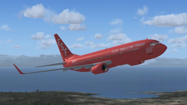 Screenshot 1 — Flight Simulation Forums Boeing 737-800