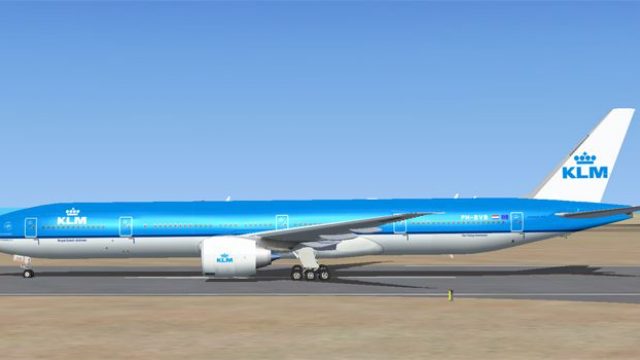 Screenshot 1 — KLM Boeing 777-300 ER