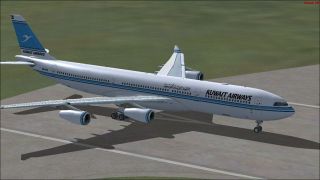 Screenshot 1 — Kuwait Airways Airbus A340-300
