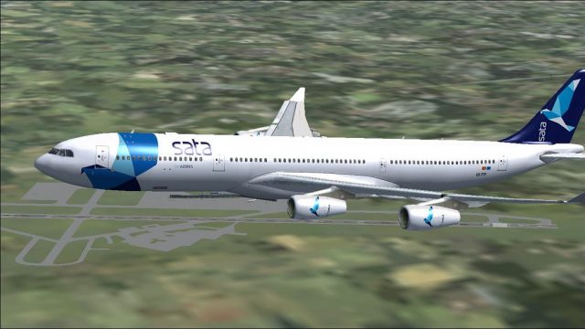 Screenshot 1 — Sata International Airbus A340-300