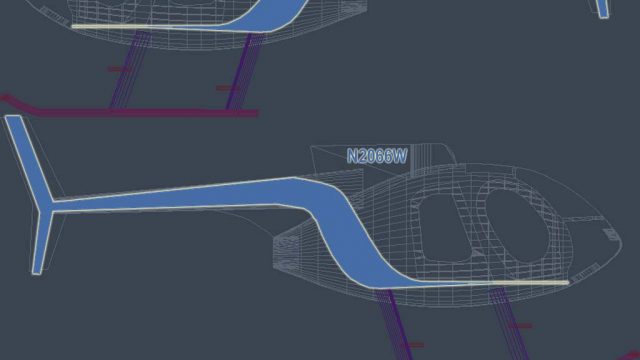 Screenshot 1 — Gmax McDonnell Douglas 500E helicopter