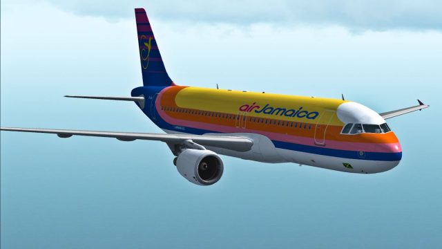 Screenshot 1 — Air Jamaica Airbus A320-214