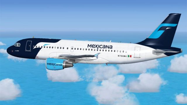 Screenshot 1 — Mexicana Airbus A319-112