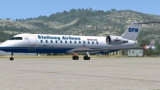 Screenshot 3 — Stellweg Airlines Canadair CRJ-200