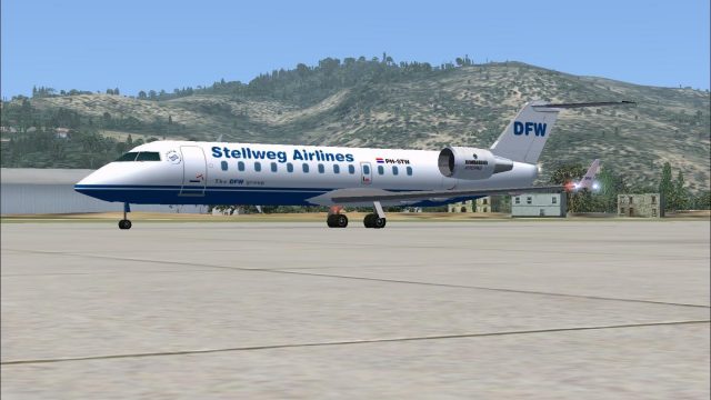 Screenshot 1 — Stellweg Airlines Canadair CRJ-200