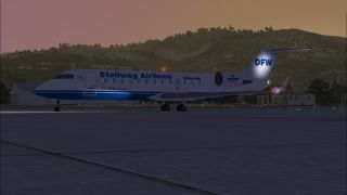 Screenshot 5 — Stellweg Airlines Canadair CRJ-200
