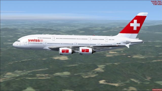 Screenshot 1 — Swiss International Airlines Airbus A380-800