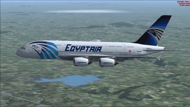 Screenshot 1 — Egypt Air Airbus A380-800