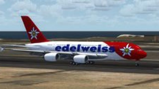 Screenshot 1 — Edelweiss Air Airbus A380-800