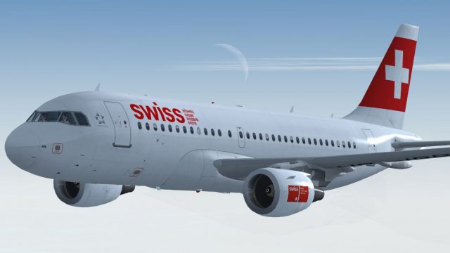 Screenshot 1 — Swiss International Airbus A319-112