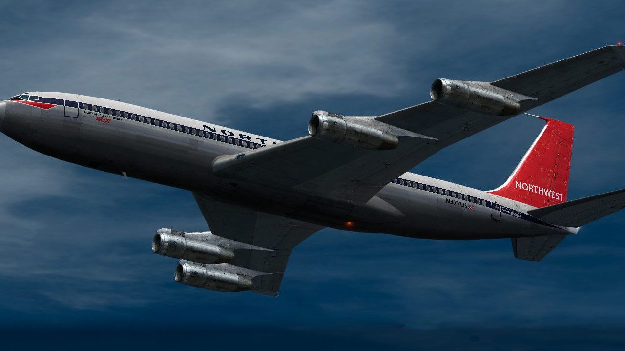ノースウエスト航空 B-707 Northwest Boeing 707
