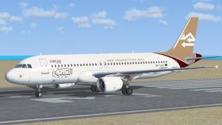 Screenshot 1 — Libyan Airlines Airbus A320-214