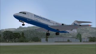 Screenshot 1 — Stellweg Airlines Fokker 70