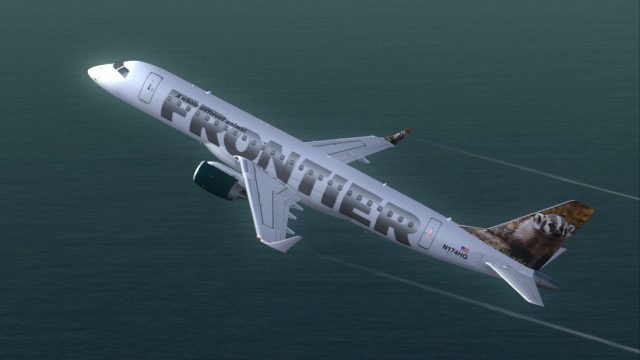 Screenshot 1 — Frontier Embraer E190