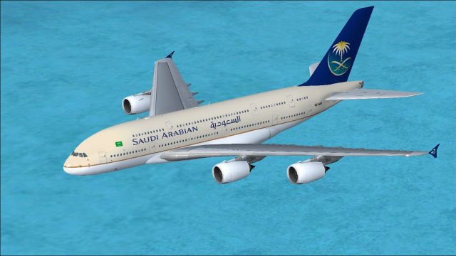 Screenshot 1 — Saudi Arabian Airlines Airbus A380-800
