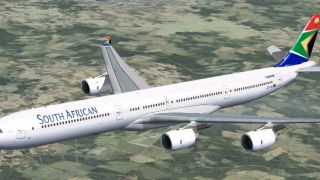 Screenshot 1 — South African Airways A340 Repaint Pack