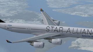 Screenshot 4 — South African Airways A340 Repaint Pack