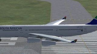 Screenshot 3 — South African Airways A340 Repaint Pack