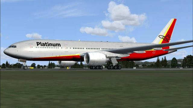 Screenshot 1 — Platinum Airways Boeing 777-200