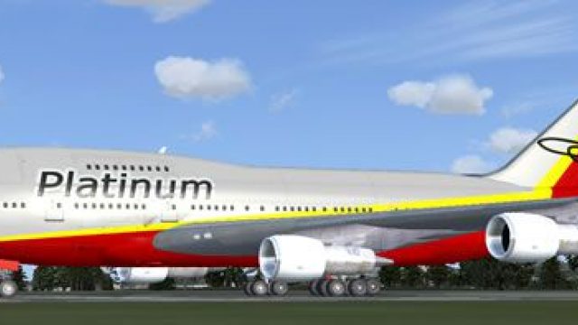 Screenshot 1 — Platinum Airways Boeing 747 SP