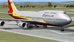 Screenshot 1 — Platinum Airways Boeing 747-400 Repaint