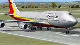 Screenshot 1 — Platinum Airways Boeing 747-400 Repaint