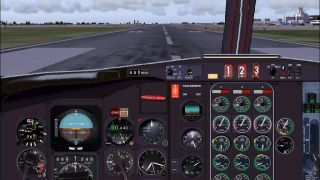 Screenshot 1 — and FS2004 Boeing 727 panel