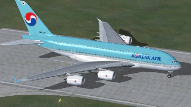 Screenshot 1 — Korean Air Airbus A380-861