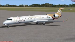 Screenshot 1 — Libyan Airlines CRJ-900