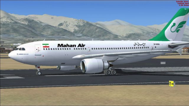Screenshot 1 — Mahan Air Airbus A310-304