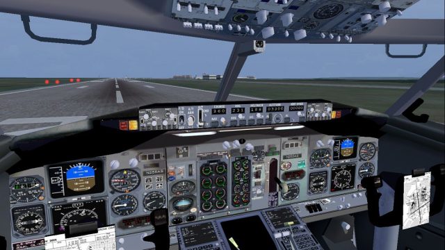 Screenshot 1 — Project Open Sky Boeing 737-400 VC