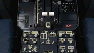 Screenshot 4 — FS2004/FS2002 Fokker 100 panel