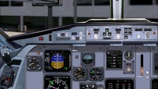 Screenshot 2 — FS2004/FS2002 Fokker 100 panel