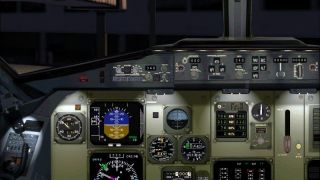 Screenshot 3 — FS2004/FS2002 Fokker 100 panel
