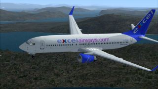 Screenshot 1 — Excel Airways Boeing 737-800