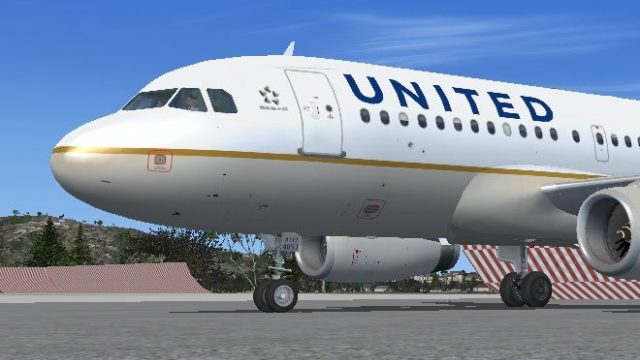 Screenshot 1 — United Airlines Airbus A320