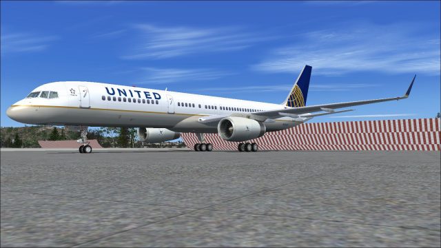 Screenshot 1 — United Airlines Boeing 757-200W