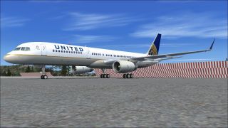 Screenshot 1 — United Airlines Boeing 757-200W