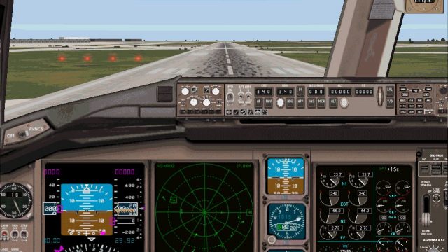 Screenshot 1 — PANELS Boeing 777 Panel for default and Meljet 777 versions