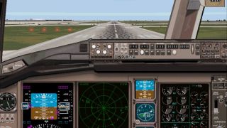 Screenshot 1 — PANELS Boeing 777 Panel for default and Meljet 777 versions