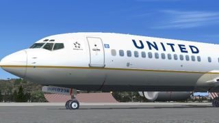 Screenshot 1 — United Airlines 737-900ER