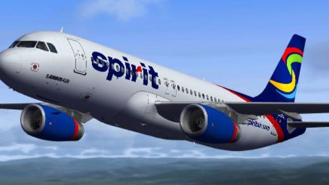 Screenshot 1 — Spirit Airlines Airbus A320