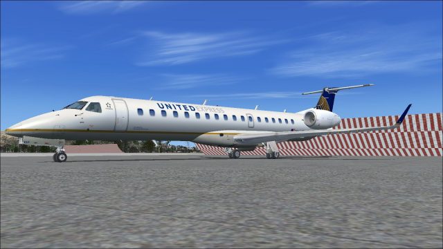 Screenshot 1 — United Express Embraer ERJ-145XR