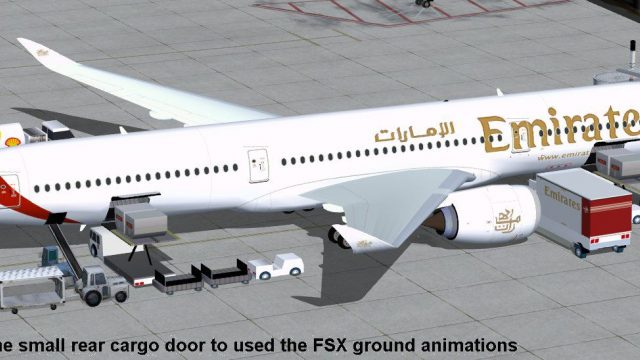 Screenshot 1 — Emirates Airbus A350-1000 XWB V2