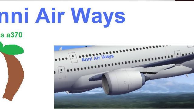 Screenshot 1 — Anni Air Ways Airbus A370