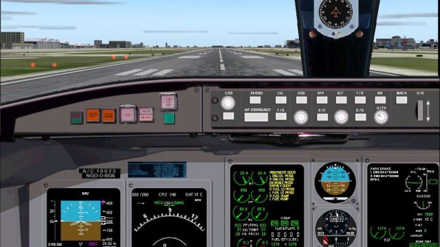 Screenshot 1 — Canadair Regional Jet panel Version 3