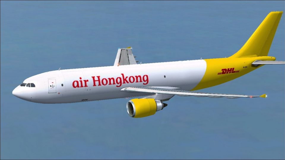 Airbus A300-600F Air Hongkong DHLカラー Air Hong Kong (DHL) Airbus A300F4-605R for FSX