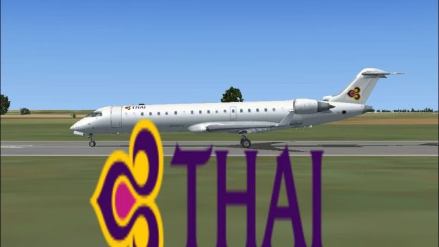 Screenshot 1 — Thai Airways International CRJ-700