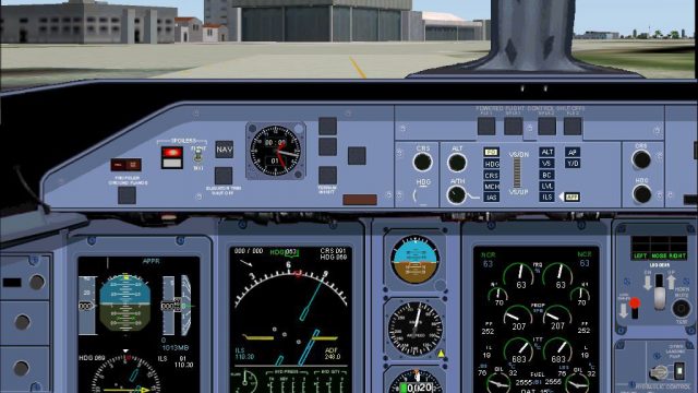 Screenshot 1 — Dash 8-400 panel Version 3